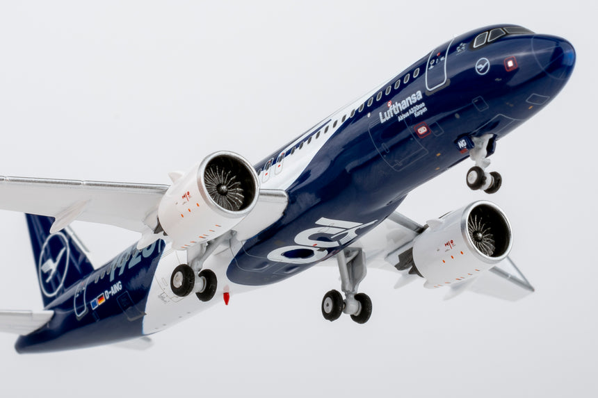 NG Models Lufthansa Airbus A320neo D-AING "100 Years Anniversary" 1/400 Aircraft Scale Model