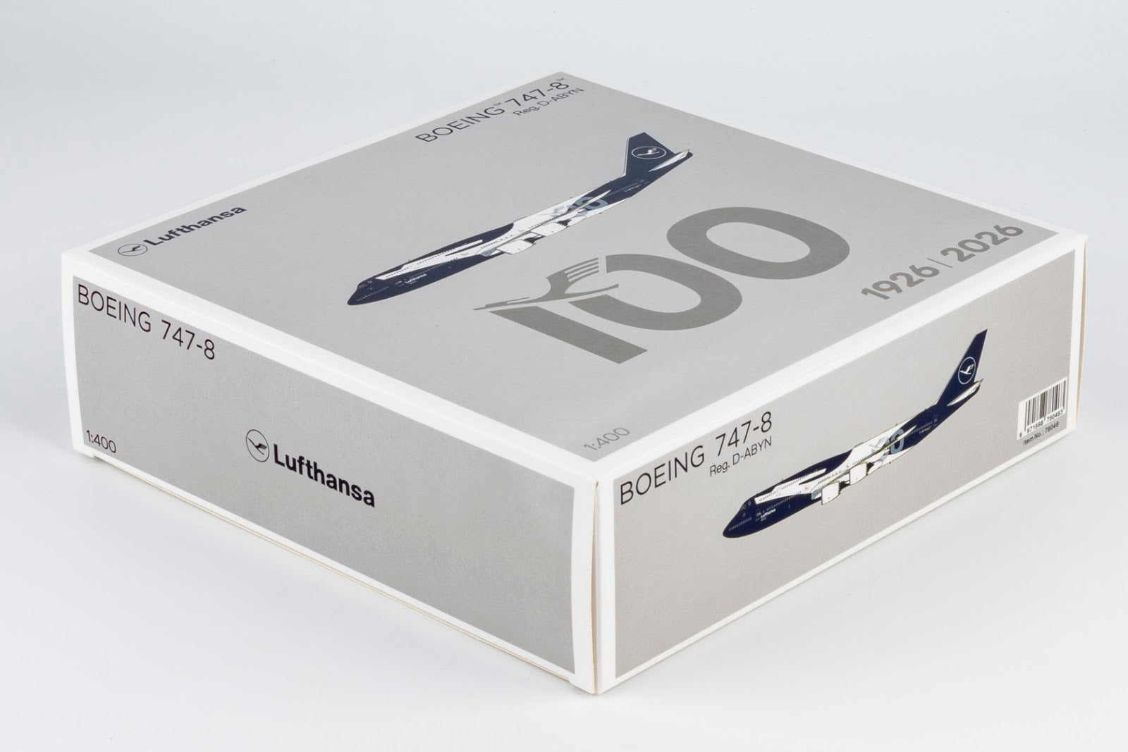 NG Models Lufthansa Boeing B747-8i D-ABYN 100 Years Anniversary 1