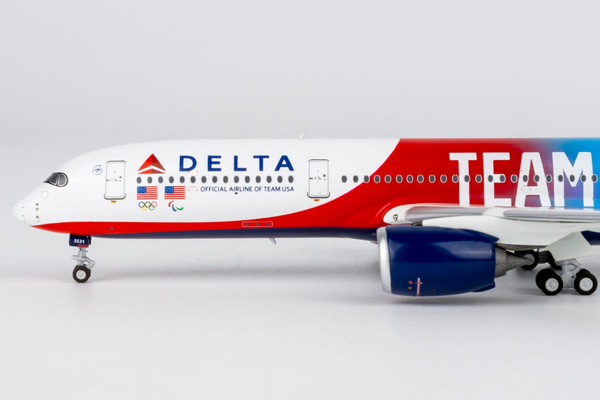 NG Models Delta Air Lines Airbus A350-900 N531DN TEAM USA #3; (Ultimate) 1/400 Aircraft Scale Model