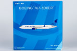 NG Models United Airlines Boeing B767-300ER/w N674UA Blue Evolution c/s 1/400 Aircraft Scale Model