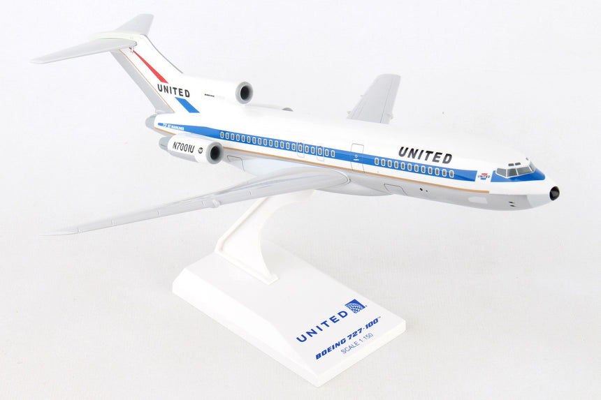 SkyMarks United Boeing 727-100 Museum Of Flight 1/150 Scale