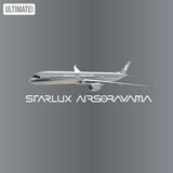 NG Models Starlux Airlines Airbus A350-1000 B-58553 (Airsorayama Silver; Luxurious packaging) Ultimate 1/400 Aircraft Scale Model