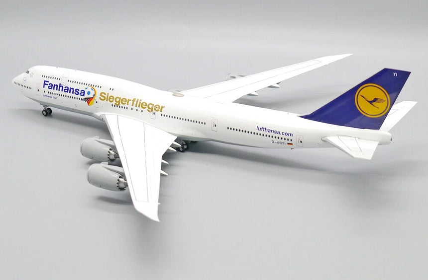 JC Wings Lufthansa Boeing 747-8i "Fanhansa" (D-ABYI) 1/200 Aircraft Scale Model