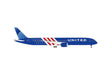 Herpa United Airlines Boeing 787-10 Dreamliner "America 250" 1/500 Aircraft Scale Model