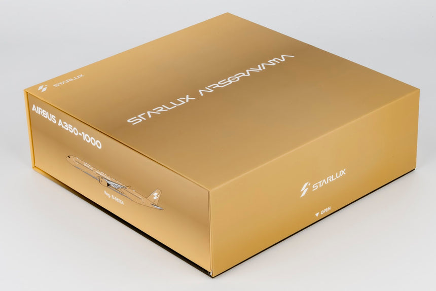 NG Models Starlux Airlines Airbus A350-1000 B-58554 (Airsorayama Golden) Ultimate 1/400 Aircraft Scale Model
