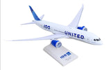 SkyMarks United Airlines Boeing 787-9 100 Years Livery 1/200 Aircraft Scale Model