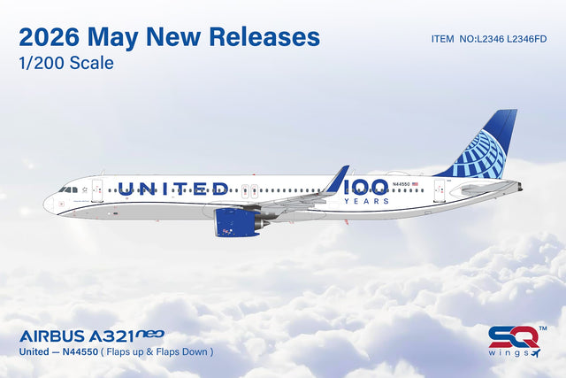 SQ Wings United Airlines Airbus A321neo N44550