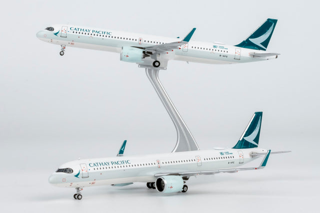 NG Models Cathay Pacific Airways Airbus A321neo B-HPE ("80 Years Together" sticker) 1/400 Aircraft Scale Model