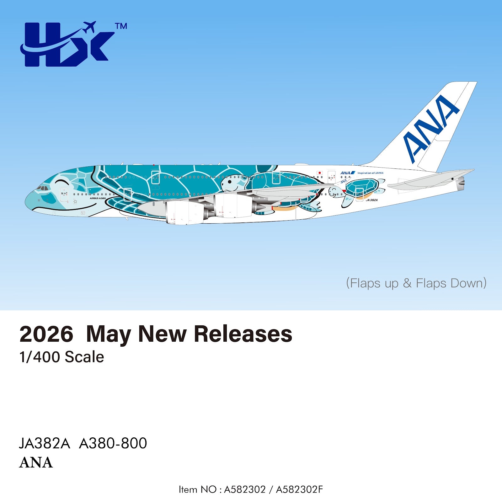 HX Models ANA Airbus A380 