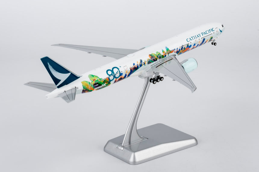 NG Models Cathay Pacific Airways Boeing 777-300ER B-KQU (The Spirit of HongKong - West Kowloon Cultural District) Ultimate 1/400 Aircraft Scale Model