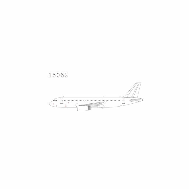 NG Models Blank Model Airbus A320-200 (IAE V2500 engines) 1/400 Aircraft Scale Model