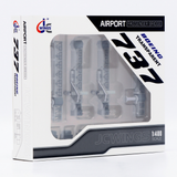 JC Wings Air Passenger Bridge B737 (Transparent) 1/400 Scale Model Accessory