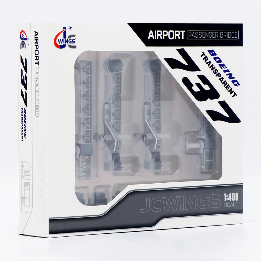 JC Wings Air Passenger Bridge B737 (Transparent) 1/400 Scale Model Accessory