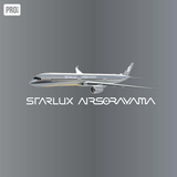 NG Models Starlux Airlines Airbus A350-1000 B-58553 (Airsorayama Silver) 1/400 Aircraft Scale Model