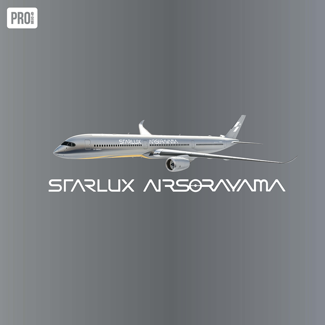 NG Models Starlux Airlines Airbus A350-1000 B-58553 (Airsorayama Silver) 1/400 Aircraft Scale Model