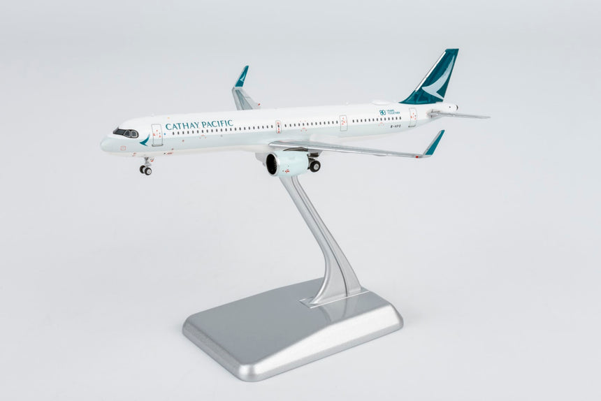 NG Models Cathay Pacific Airways Airbus A321neo B-HPS ("80 Years Together" sticker) (ULTIMATE) 1/400 Aircraft Scale Model