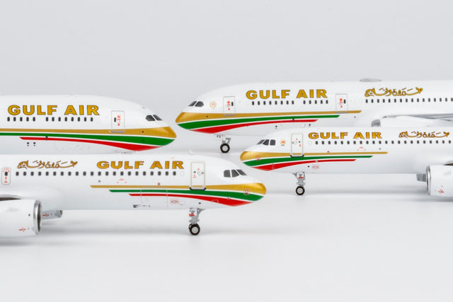 NG Models Gulf Air Airbus A321neo A9C-NB (70th Anniversary livery) 1/400 Aircraft Scale Model