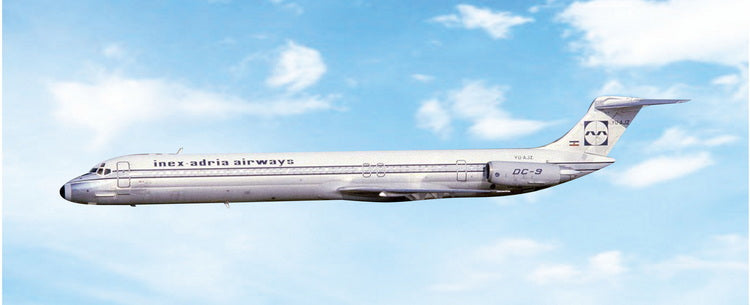 Phoenix Inex Adria McDonnell Douglas MD-81 YU-AJZ Polish 1/400