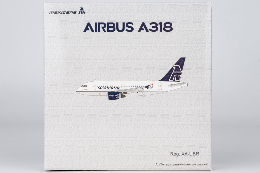 NG Models Mexicana Airbus A318-100 XA-UBR old colors 1/400 Aircraft Scale Model
