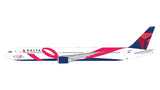 GeminiJets Delta Air Lines Boeing B767-400ER N845MH "Breast Cancer Research Foundation" 1/200 Aircraft Scale Model
