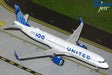GeminiJets United Airlines Airbus A321neo N44550 100 Centennial Livery 1/200 Aircraft Scale Model