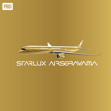 NG Models Starlux Airlines Airbus A350-1000 B-58554 (Airsorayama Golden) 1/400 Aircraft Scale Model
