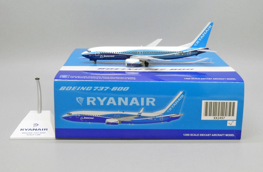 JC Wings Ryanair Boeing 737-800 "Dreamliner" (EI-DCL) 1/200 Aircraft Scale Model