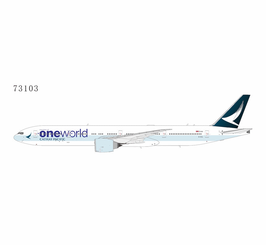 NG Models Cathay Pacific Airways Boeing 777-300ER B-KQL (oneworld) 1/400 Aircraft Scale Model