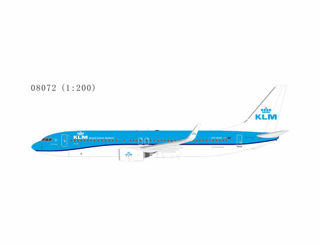 NG Models KLM Royal Dutch Airlines (new colours) Boeing 737-800 PH-BXK 1/200 Aircraft Scale Model