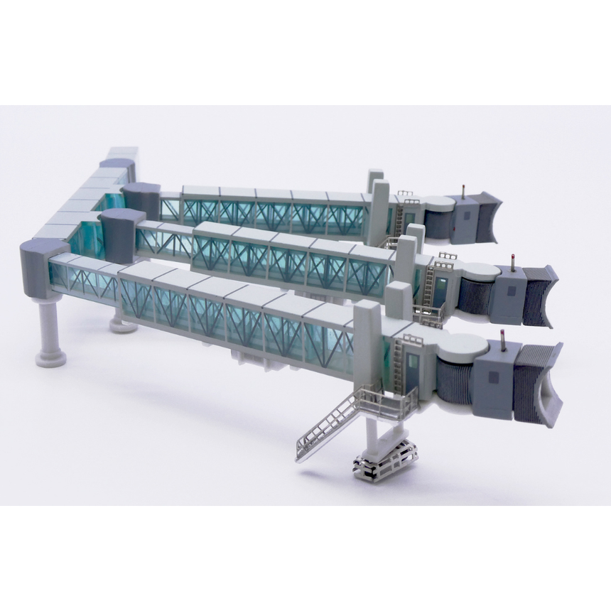 JC Wings Air Passenger Bridge A380 (Green) 1/400 Scale Model Accessory