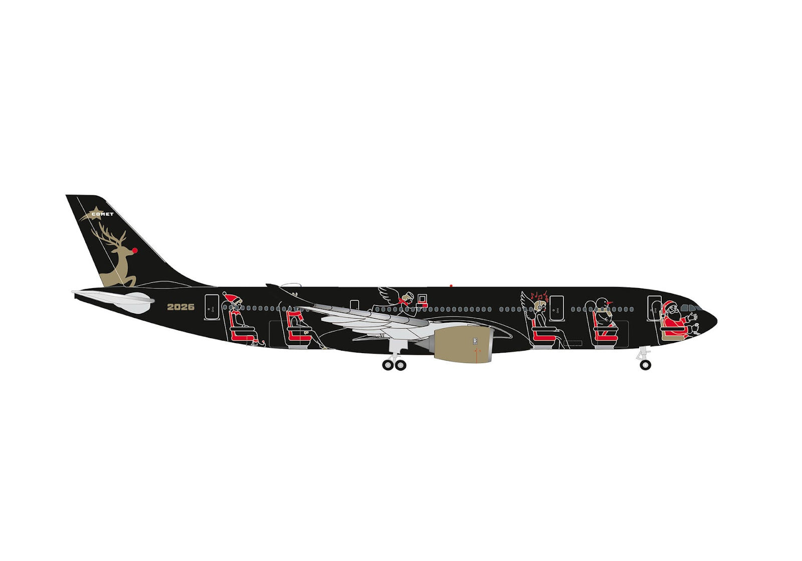 herpa 1/500 AN-124 Antonovクリスマス塗装機 Herpa Christmas 2026 Airbus A330-800neo – 