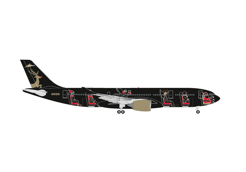 Herpa Christmas 2026 Airbus A330-800neo Comet 1/500 Aircraft Scale Model