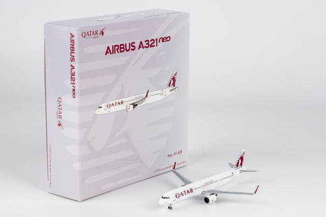 NG Models Qatar Airways Airbus A321neo A7-AJB Qatar's first neo 1/400 Aircraft Scale Model