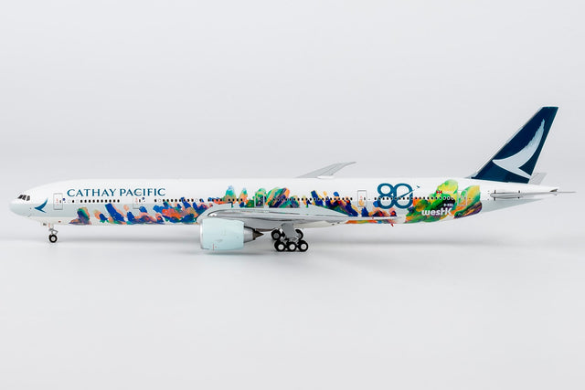 NG Models Cathay Pacific Airways Boeing 777-300ER B-KQU (The Spirit of HongKong - West Kowloon Cultural District) Ultimate 1/400 Aircraft Scale Model