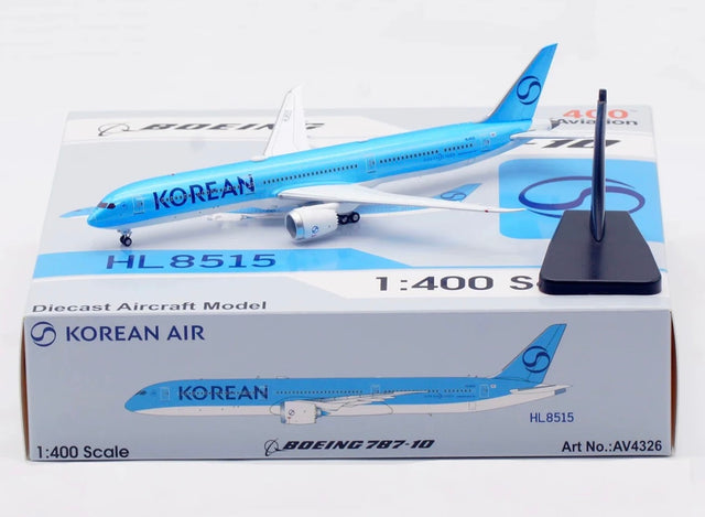 Aviation400 Korean Air Boeing 787-10 Dreamliner HL8515 1/400 Aircraft Scale Model