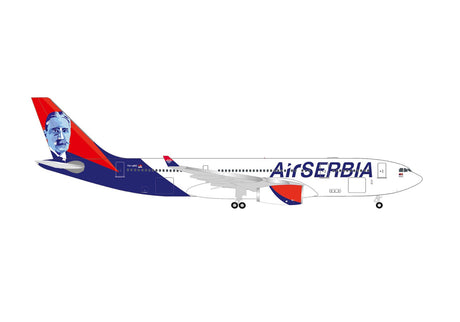 Herpa Air Serbia Airbus A330-200 – "Mihajlo Pupin" 1/500 Aircraft Scale Model