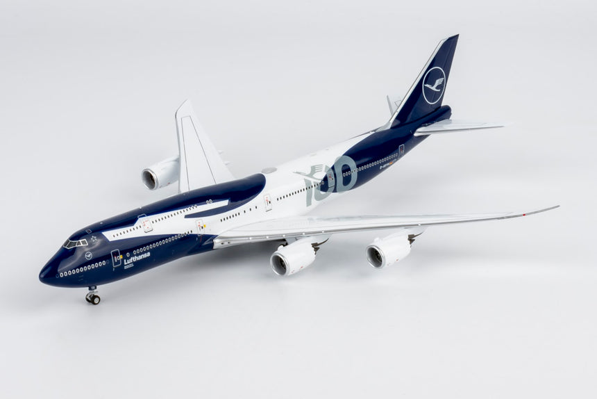 NG Models Lufthansa Boeing B747-8i D-ABYN 100 Years Anniversary 1/400 Aircraft Scale Model
