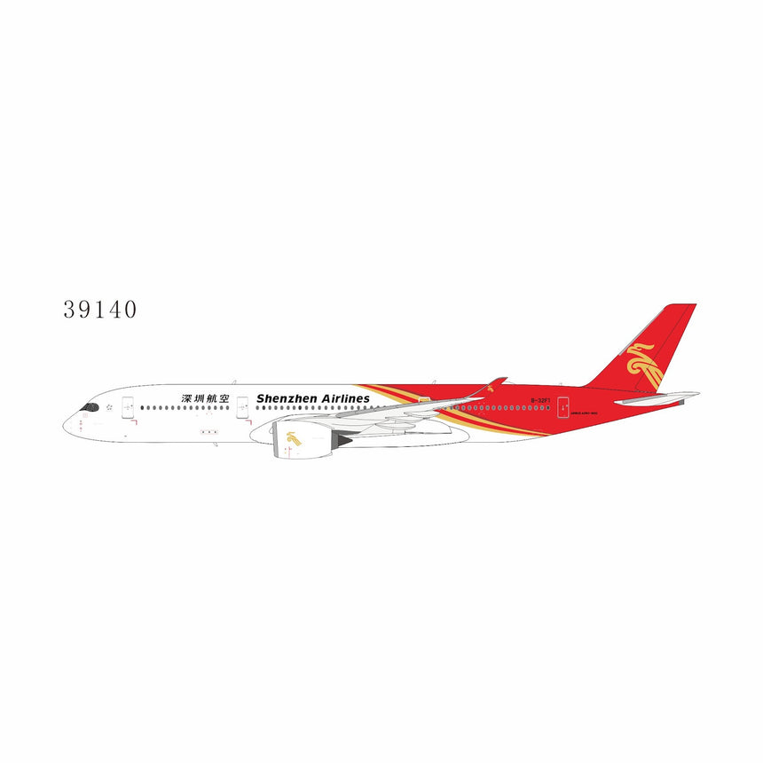 NG Models Shenzhen Airlines Airbus A350-900 B-32F1 1/400 Aircraft Scale Model