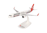 Herpa Snap-Fit Qantas Airbus A321XLR Great Barrier Reef Coral Sea 1/200 Aircraft Scale Model