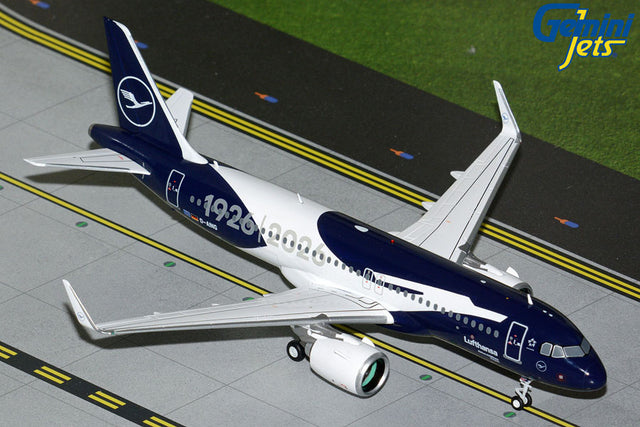 GeminiJets Lufthansa Airbus A320neo D-AING 100 Centennial Livery 1/200 Aircraft Scale Model