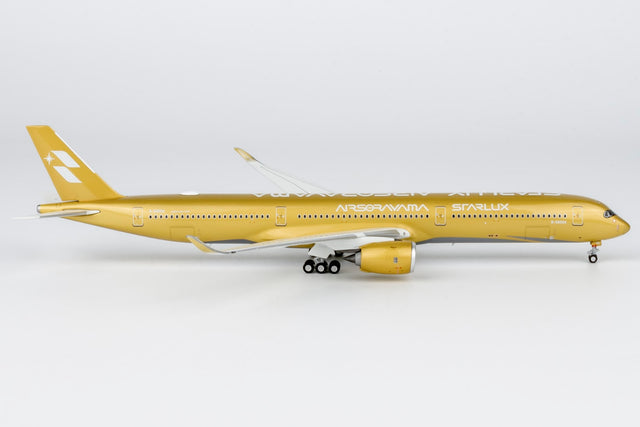NG Models Starlux Airlines Airbus A350-1000 B-58554 (Airsorayama Golden) 1/400 Aircraft Scale Model