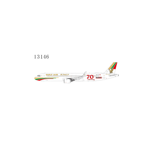 NG Models Gulf Air (70th Anniversary livery) Airbus A321neo A9C-NB 1/400 Aircraft Scale Model