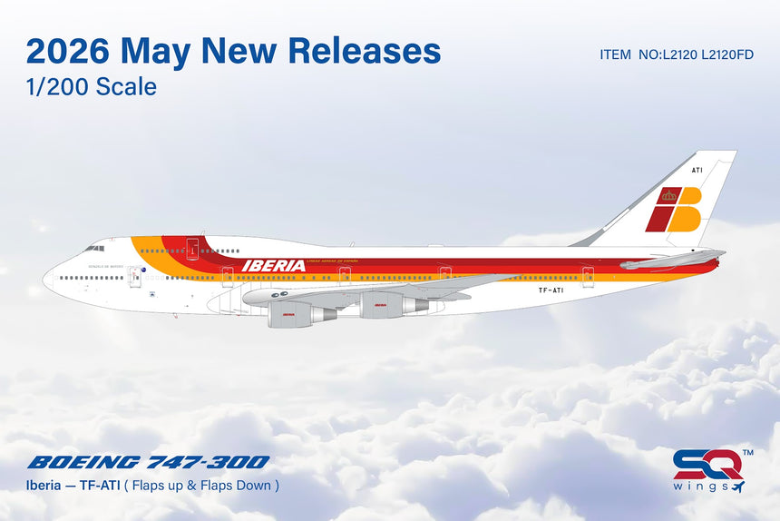 SQ Wings Iberia Boeing 747-300 TF-ATI