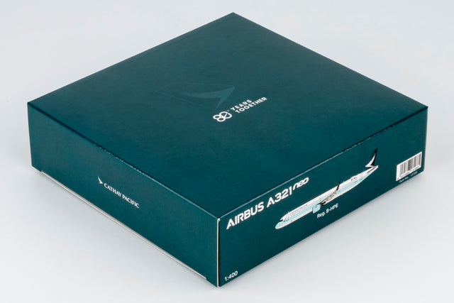 NG Models Cathay Pacific Airways Airbus A321neo B-HPE ("80 Years Together" sticker) 1/400 Aircraft Scale Model