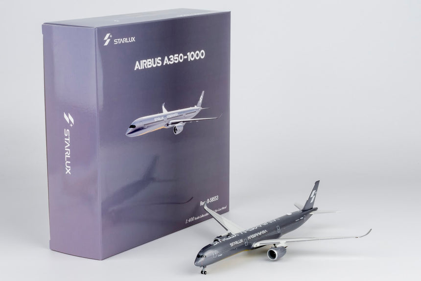 NG Models Starlux Airlines Airbus A350-1000 B-58553 (Airsorayama Silver) 1/400 Aircraft Scale Model