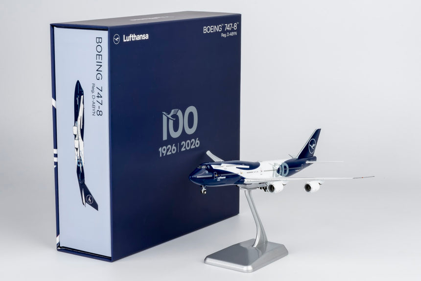 NG Models Lufthansa Boeing B747-8i D-ABYN 100 Years Anniversary; (Ultimate) 1/400 Aircraft Scale Model