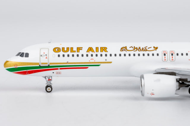 NG Models Gulf Air Airbus A321neo A9C-NB (75th Anniversary livery) 1/400 Aircraft Scale Model