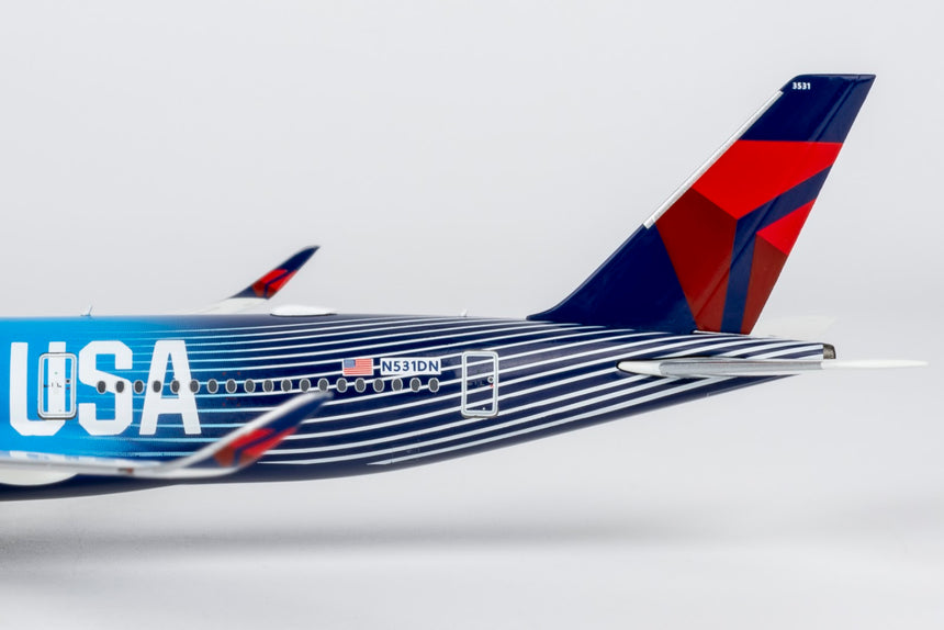 NG Models Delta Air Lines Airbus A350-900 N531DN TEAM USA #3 1/400 Aircraft Scale Model