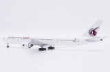 JC Wings Qatar Airways Boeing 777-300ER "All White" (A7-BOC) 1/400 Aircraft Scale Model