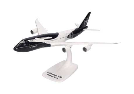 Herpa Snap-Fit Lufthansa Boeing 747-8 Intercontinental - D-ABYN "Lower Saxony" "100 Years" 1/250 Aircraft Scale Model